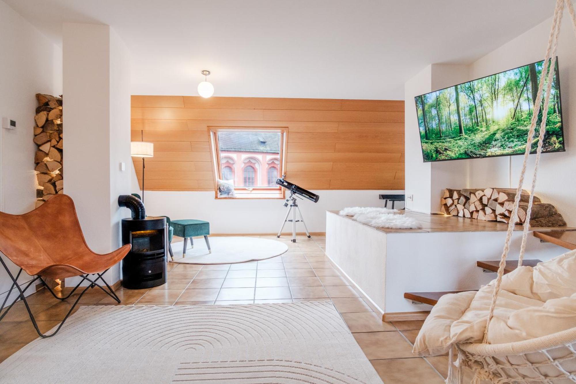Neu Deluxe Suite Muensterblick, Maisonette, Kingsize Bett, Kueche, Netflix, Aussicht, E-Kamin 바드사킹겐 외부 사진